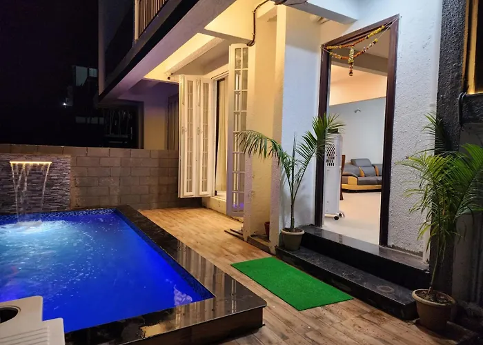 Genz Villa Ll Swimming Pool Ll Ac Ll Bbq Ll 2Bhk